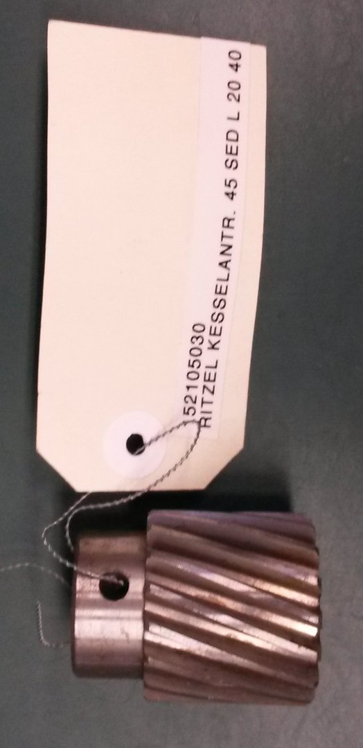 Ritzel Kesselantrieb SED